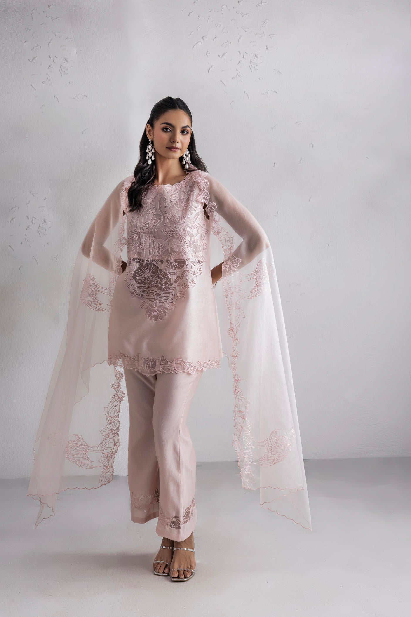 Nargis Kurta With Bell Bottom Salwar & Dupatta