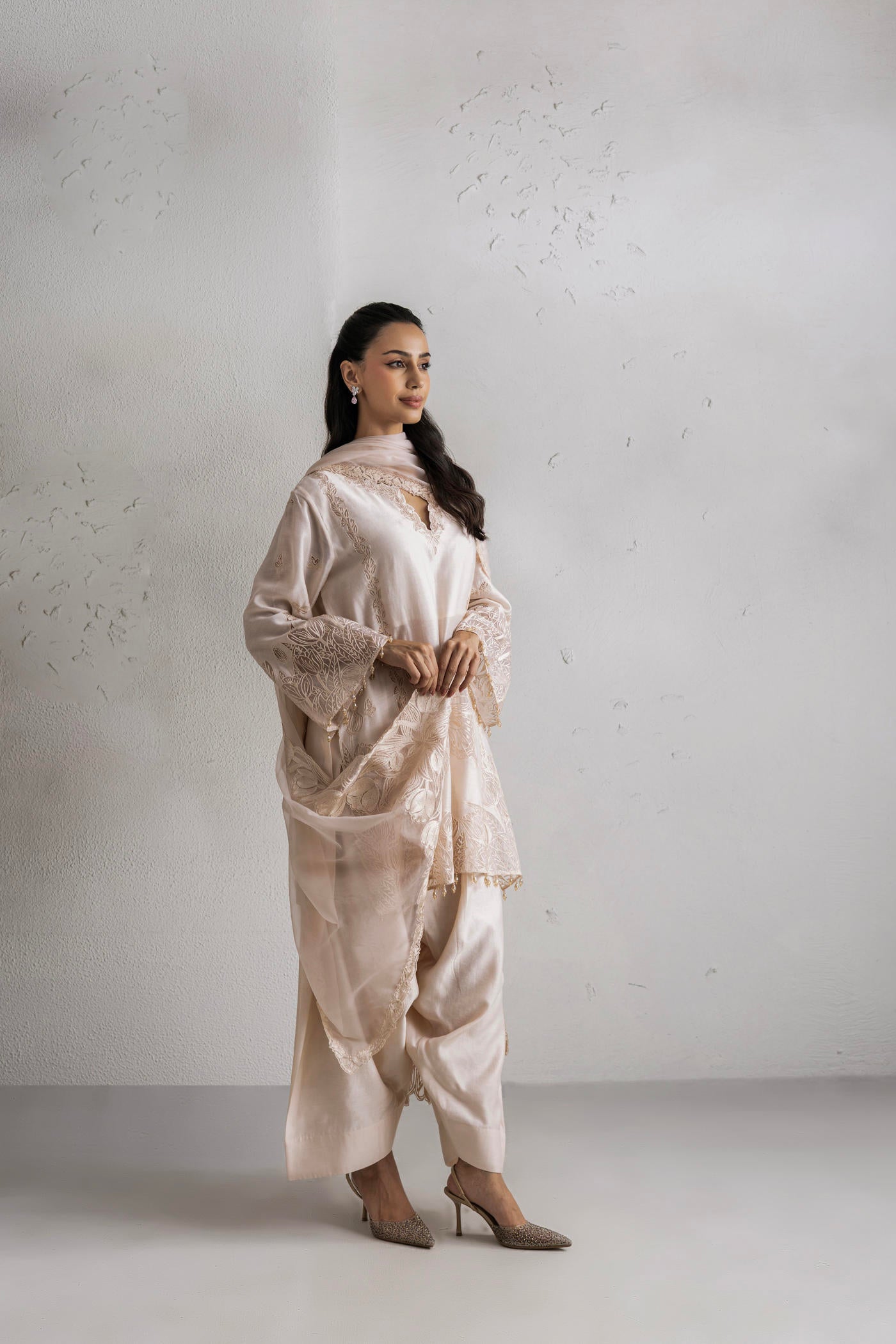 Bahar Kurta Set With Farshi Salwar