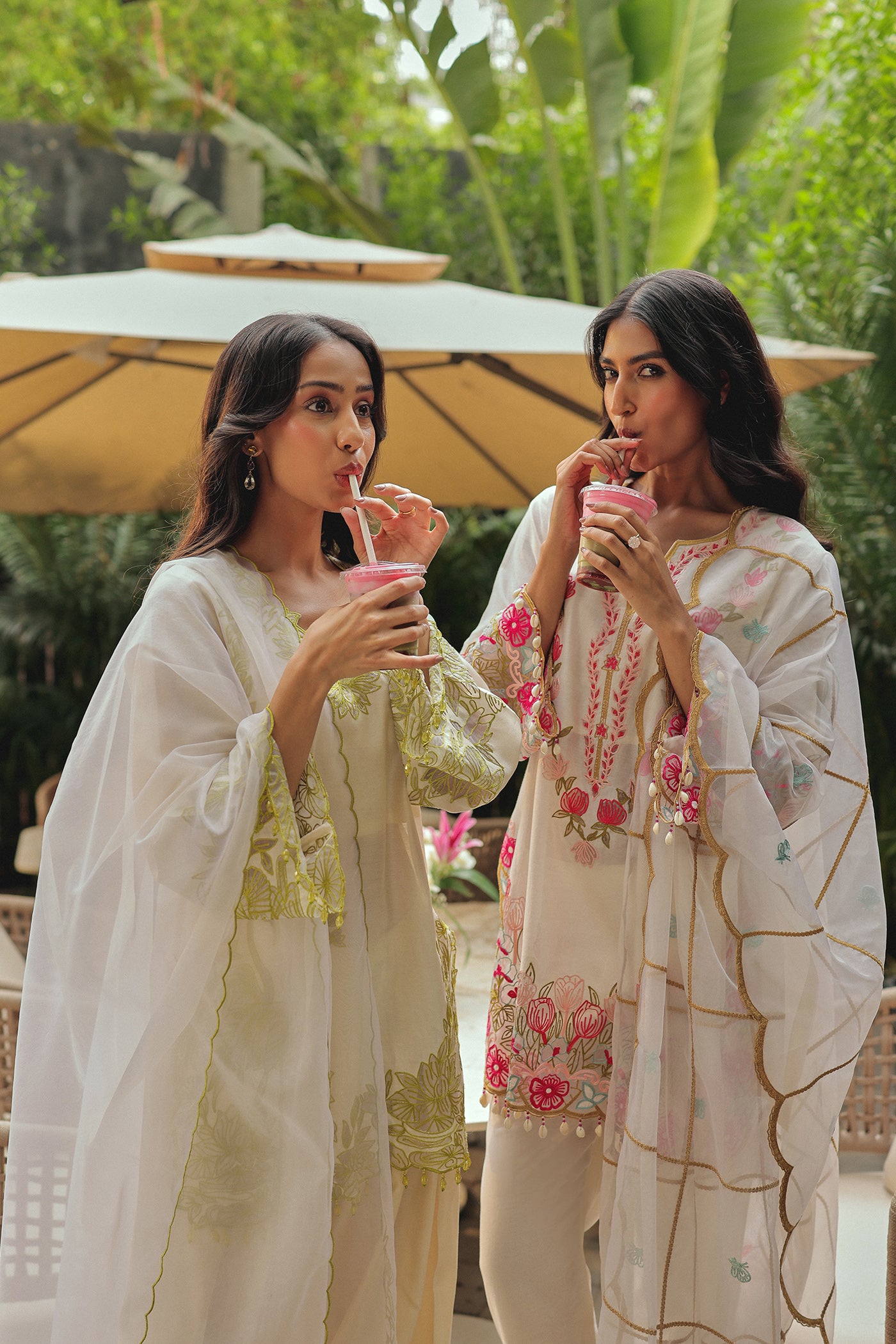 Nasreen Kurta With Farshi Salwar & Dupatta
