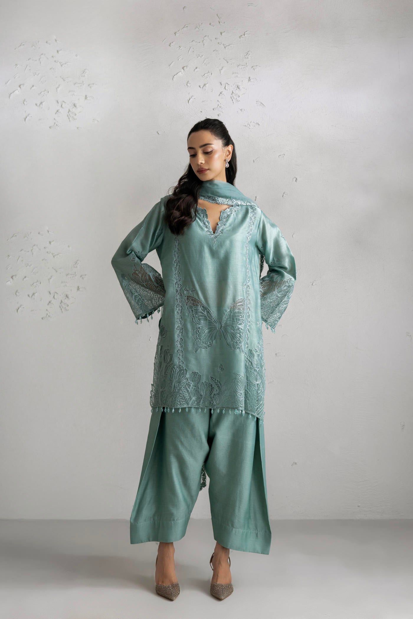 Yasmin Kurta With Farshi Salwar