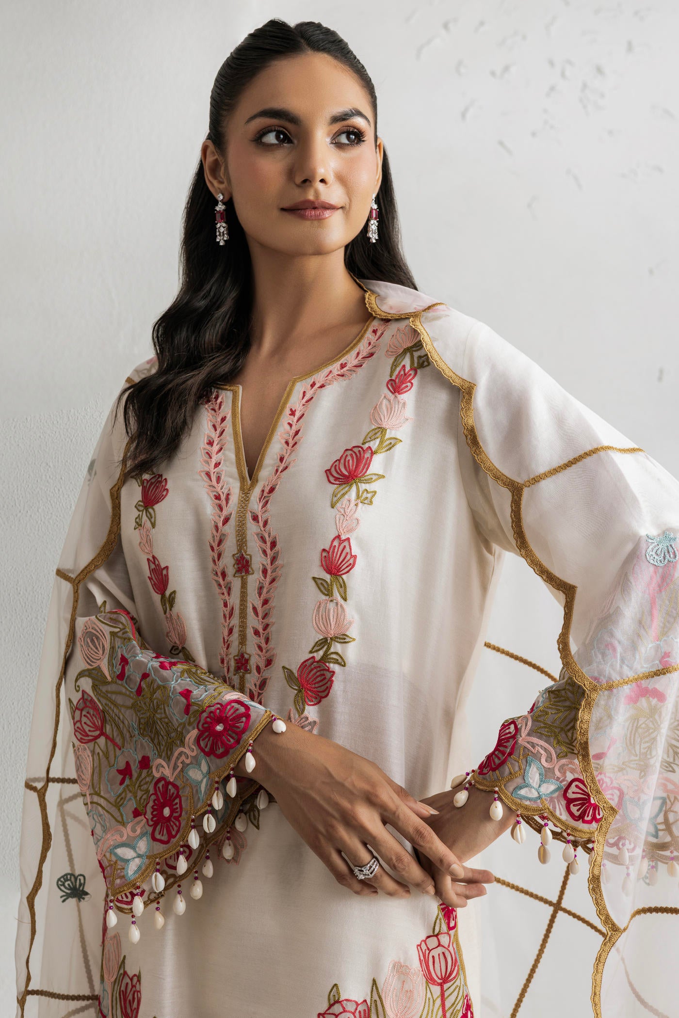 Afreen Kurta With Farshi Salwar & Dupatta
