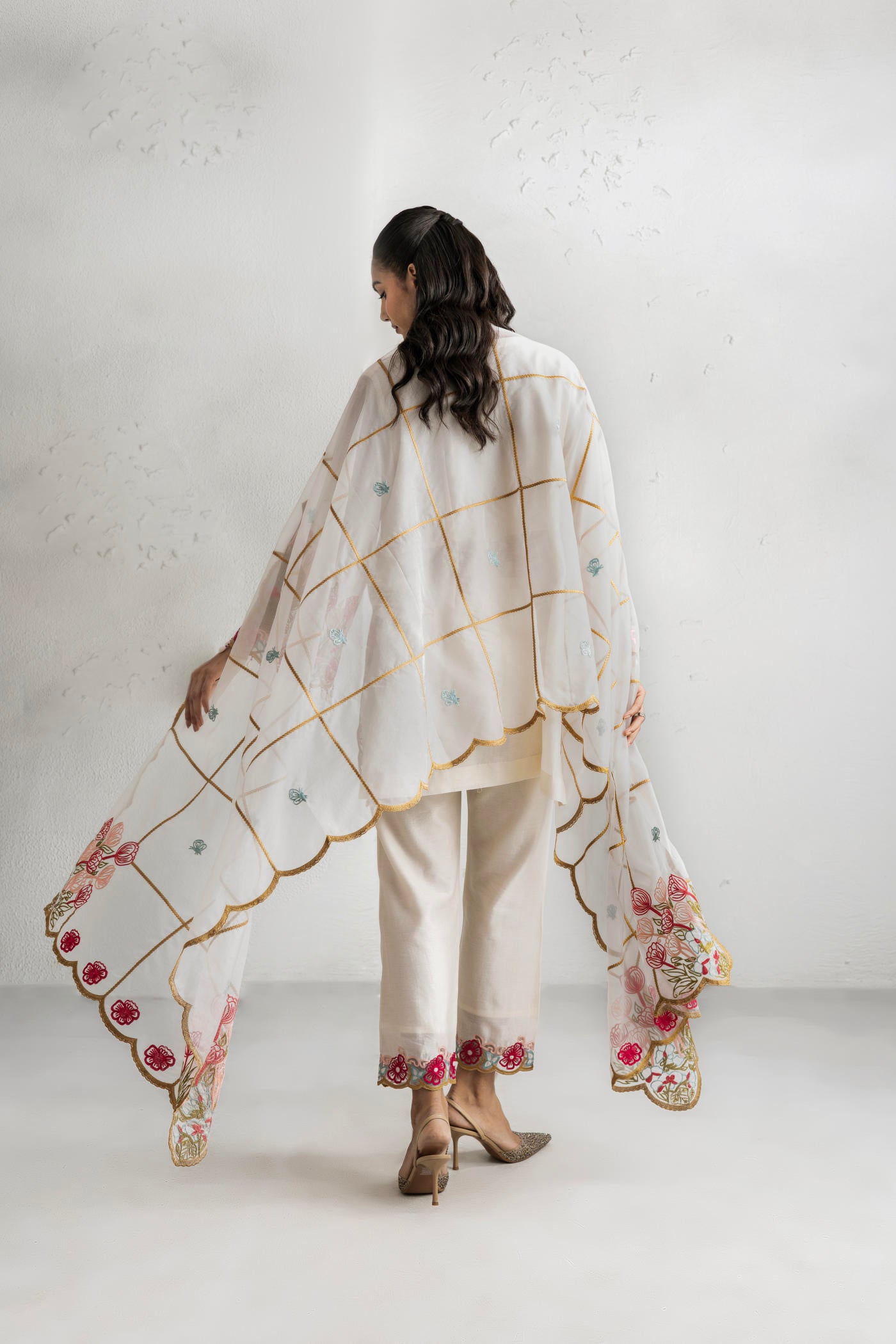 Afreen Kurta With Farshi Salwar & Dupatta