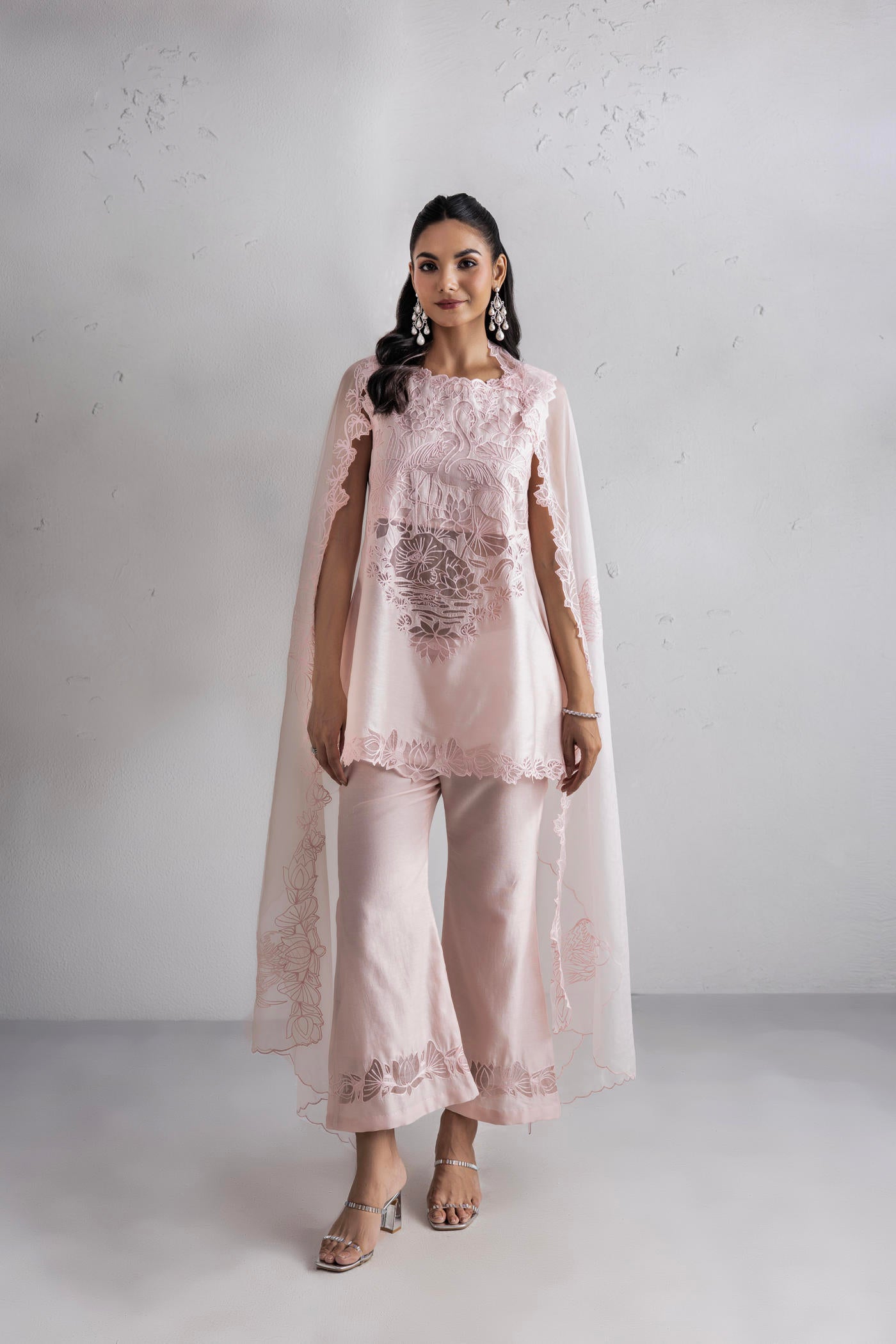 Nargis Kurta With Bell Bottom Salwar & Dupatta
