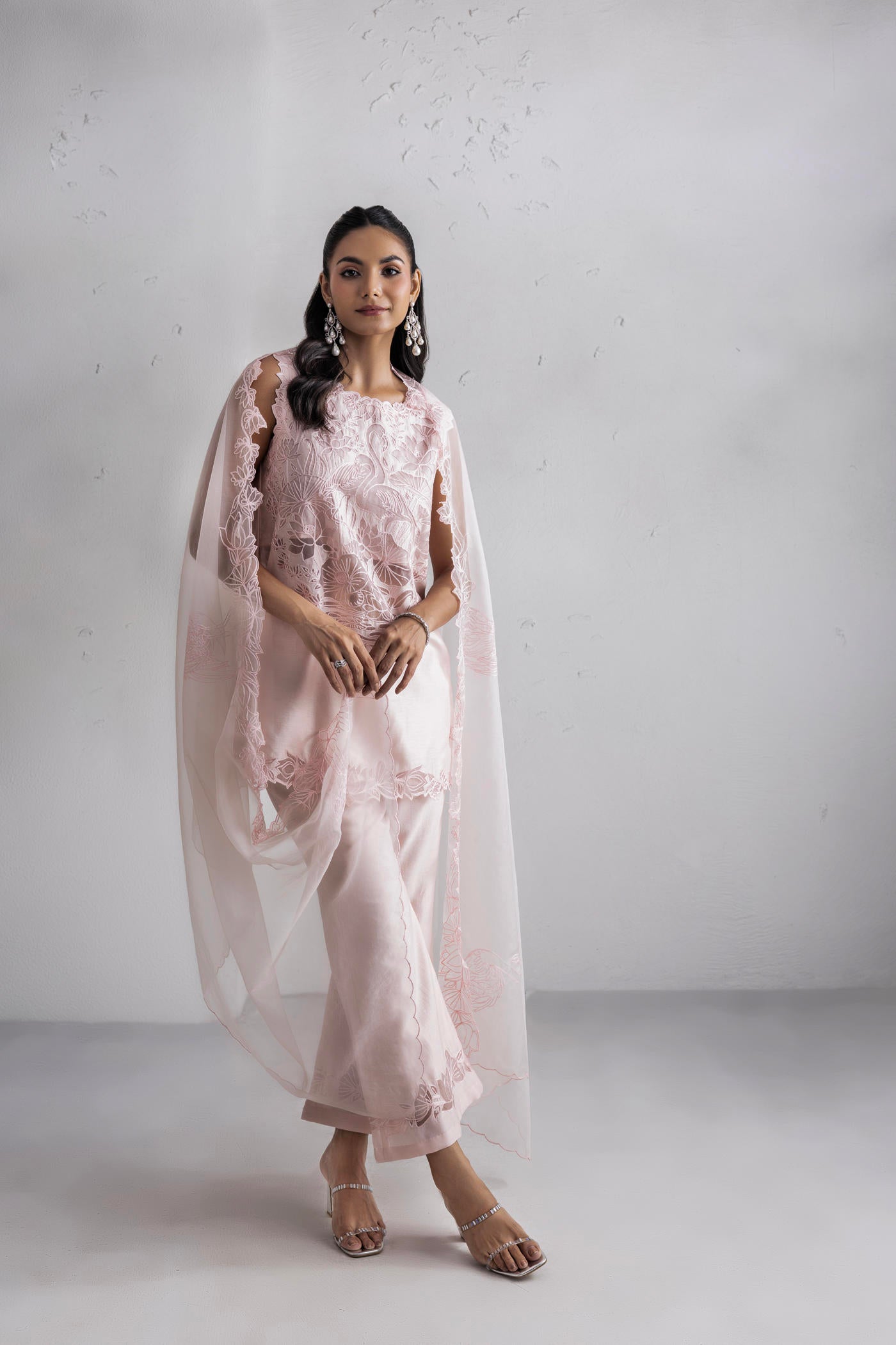 Nargis Kurta With Bell Bottom Salwar & Dupatta
