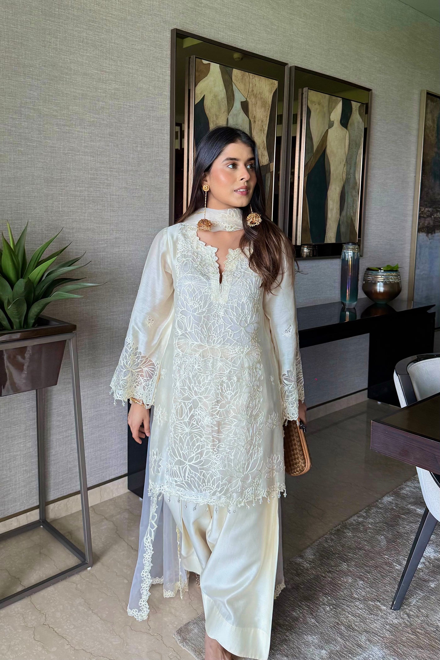 Rhea Kalra In Gulrukh Kurta With Farshi Salwar And Dupatta