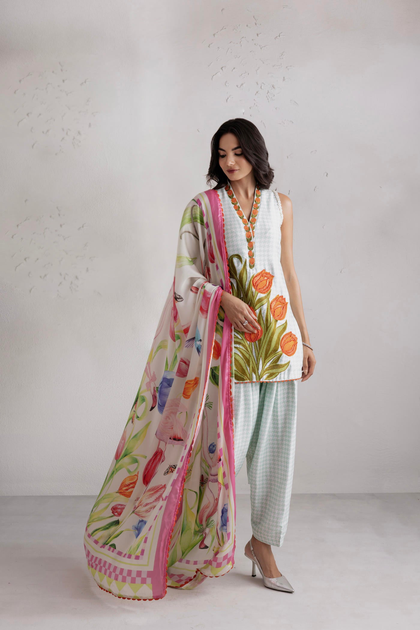 Azure Kurta And Salwar