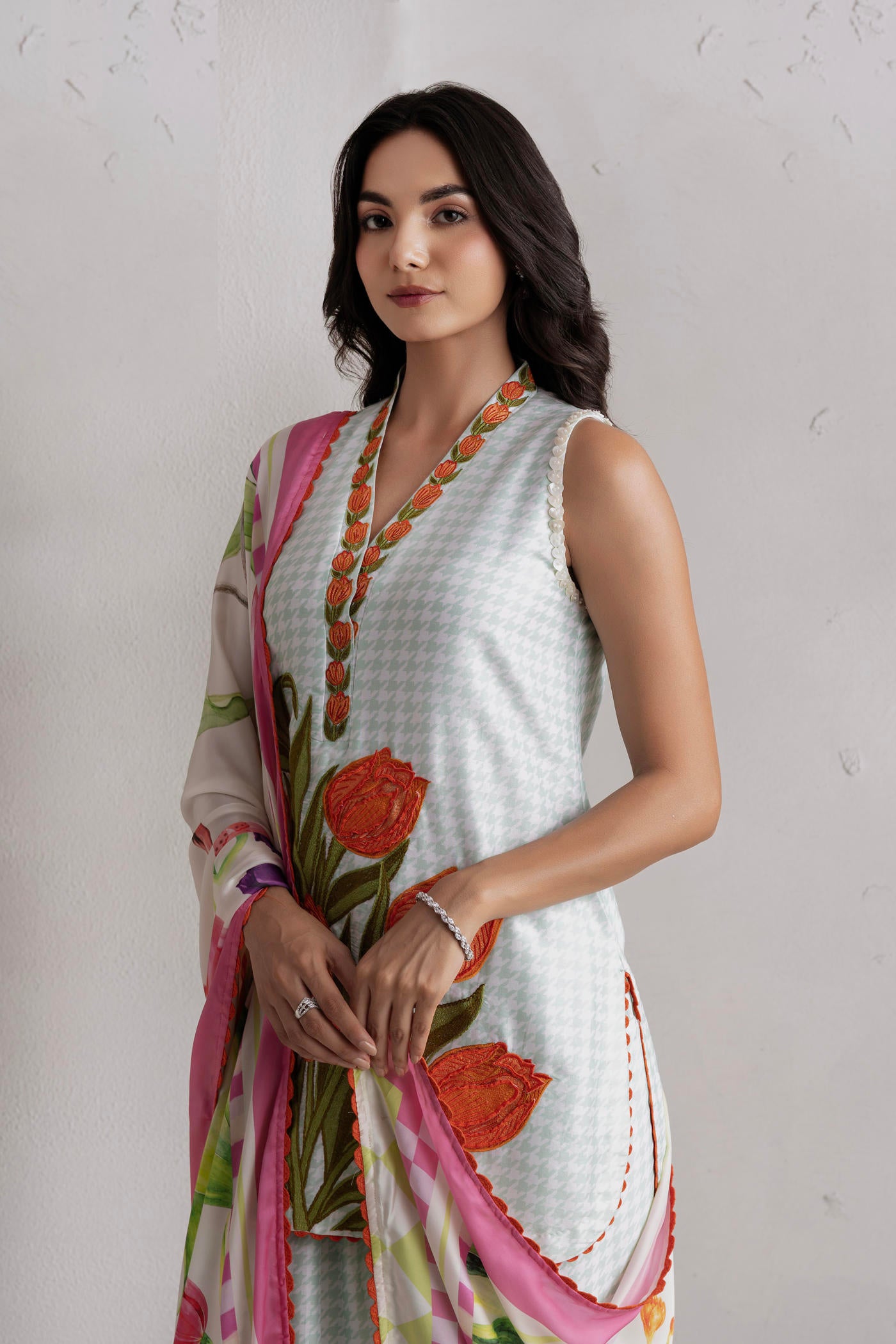 Azure Kurta And Salwar