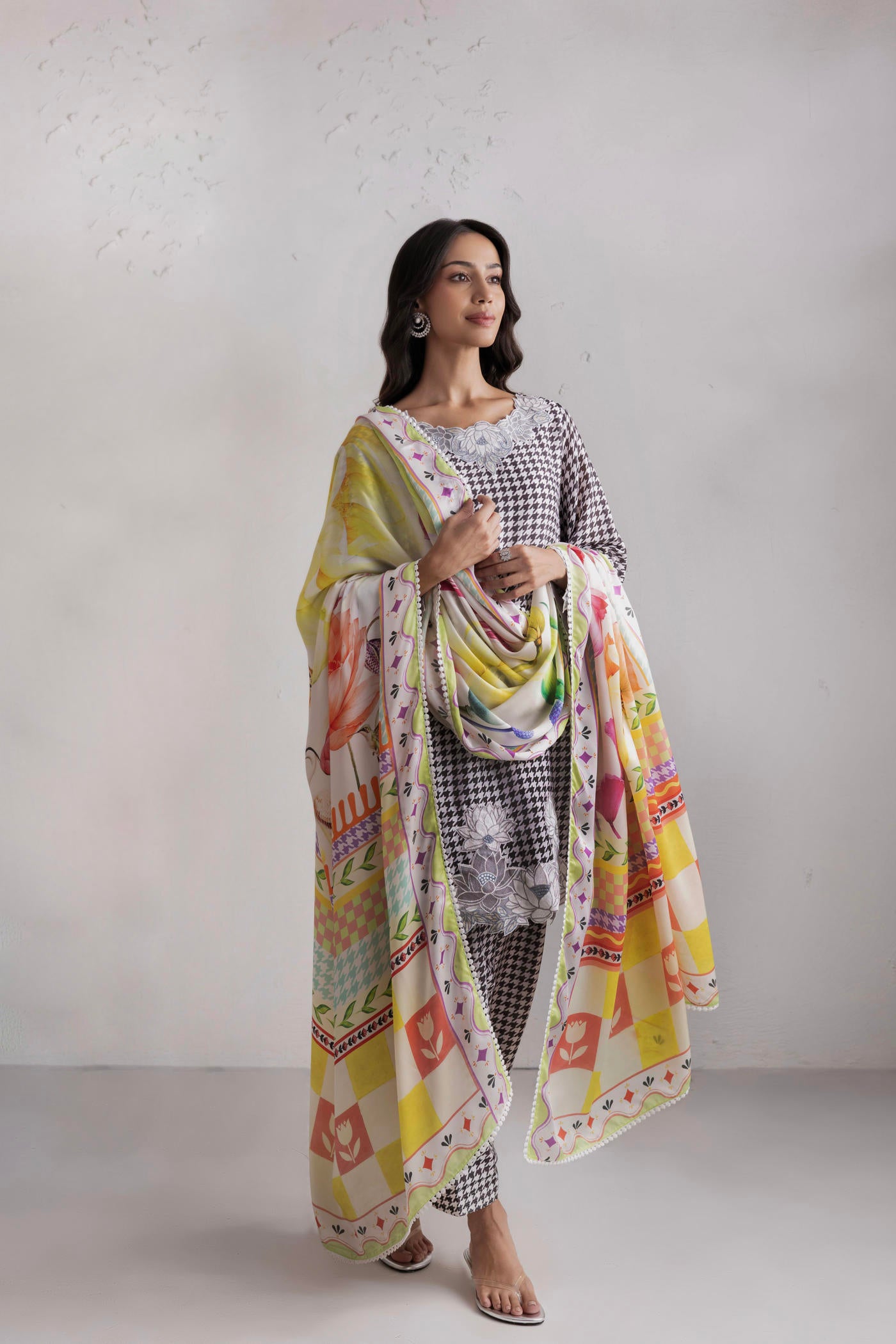 Heather Kurta Set With Slim Salwar
