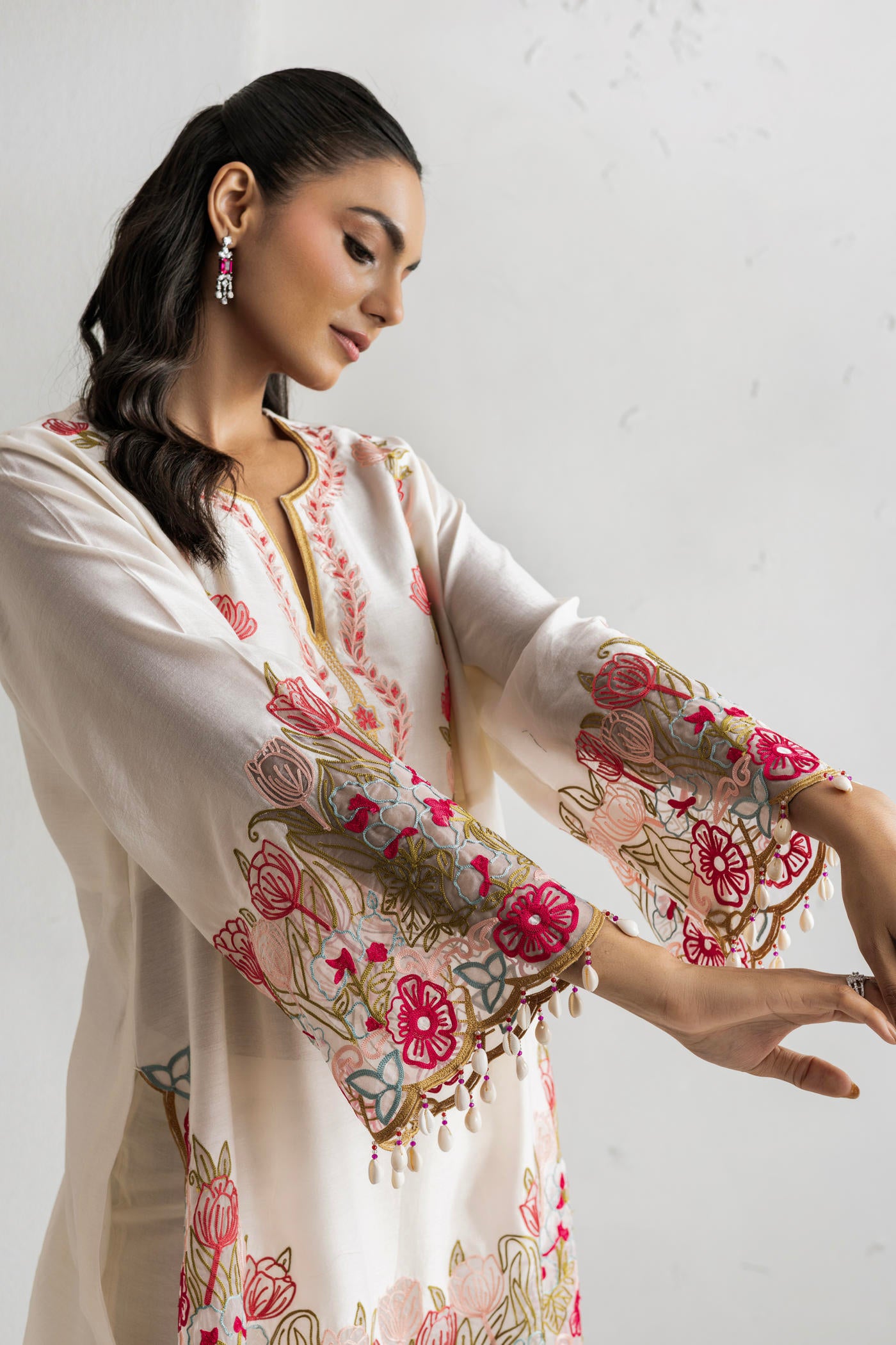 Afreen Kurta With Farshi Salwar & Dupatta