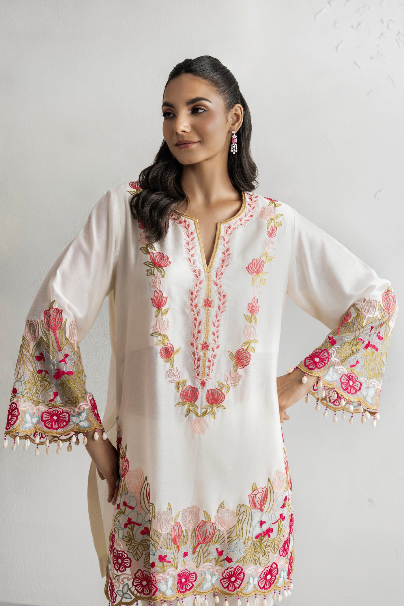 Afreen Kurta With Farshi Salwar & Dupatta